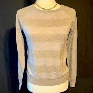 A.N.A Women's Striped Cream Sweater